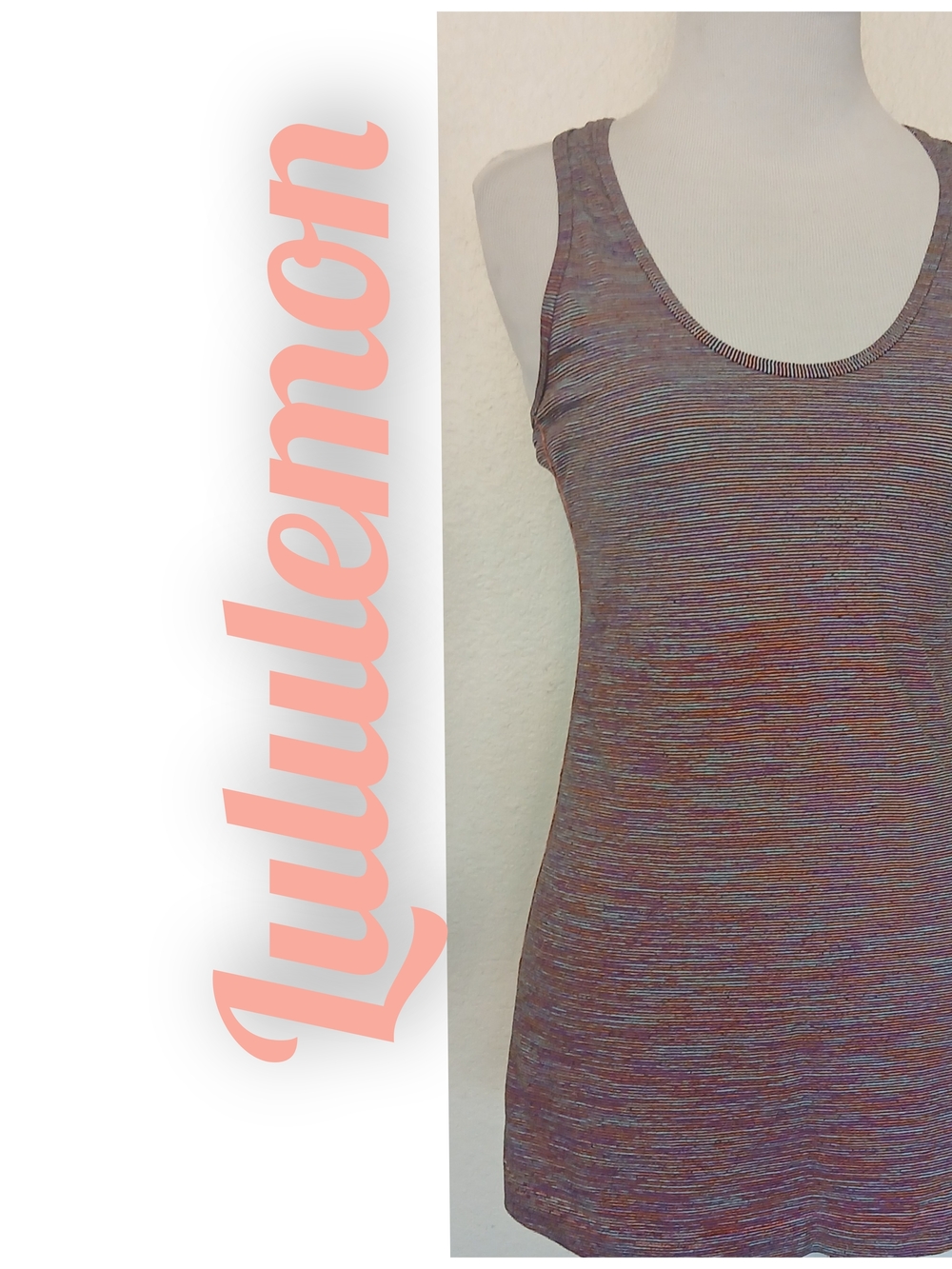 lululemon athletica Multicolor Space-Dye Muscle Tank